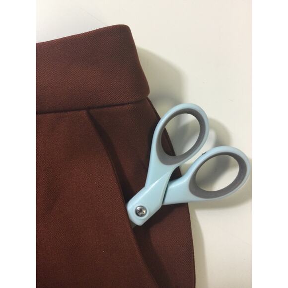 LULU'S XS Posh Promotion Brown Twill High Rise Tapered Trouser Pants NEW B172 - Picture 7 of 12